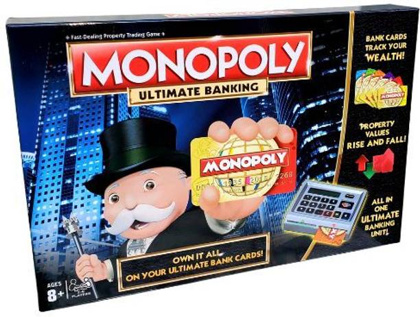 Basha Mall Monopoly Ultimate Banking Game, Electronic Card Dart Board Game