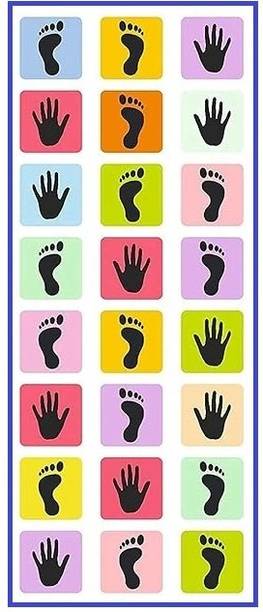 Funforce hopscotch play mat game Party & Fun Board Game