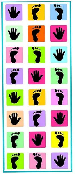VAALYATOYS Hopscotch Hand & Feet Jumbo Play Game for Kids & Adults Family Game, Floor Game Party & Fun Board Game