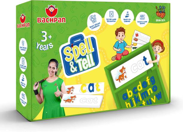 Bachpan ABCD Game for kids Activity Toy for Toddlers Word Building & Spelling Learning