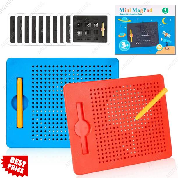 Arizuul Magnetic Doodle Board Mini MagPad Kids Writing Tablet Educational Toy Board Game Accessories