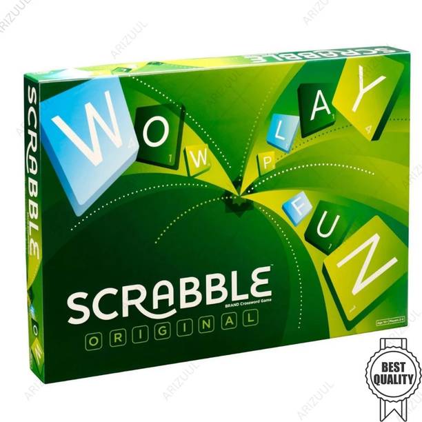 Arizuul Scrabble Word Board Game for Kids & Family Learning Fun Board Game Accessories