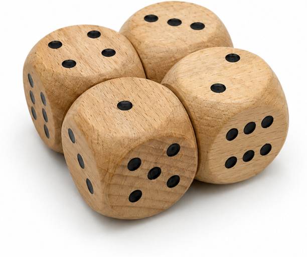 KitBit Wooden Point dice set of 4 Board Game Accessories