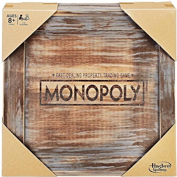 TMA ENTERPRISE Monopoly Game Rustic Series Edition Party & Fun Board Game