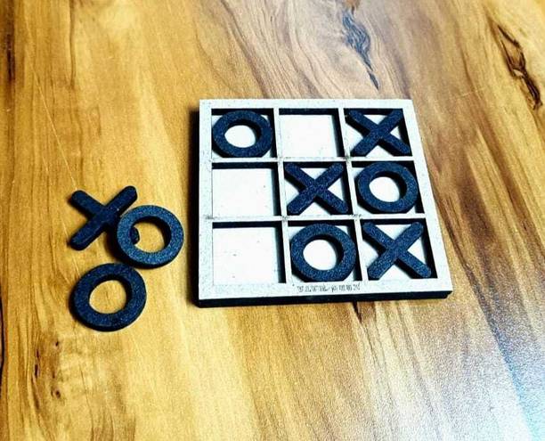 Hunar Tic Tac Toe Game Classic Mind Games For Kids Wooden Family Games Accessories Board Game Accessories