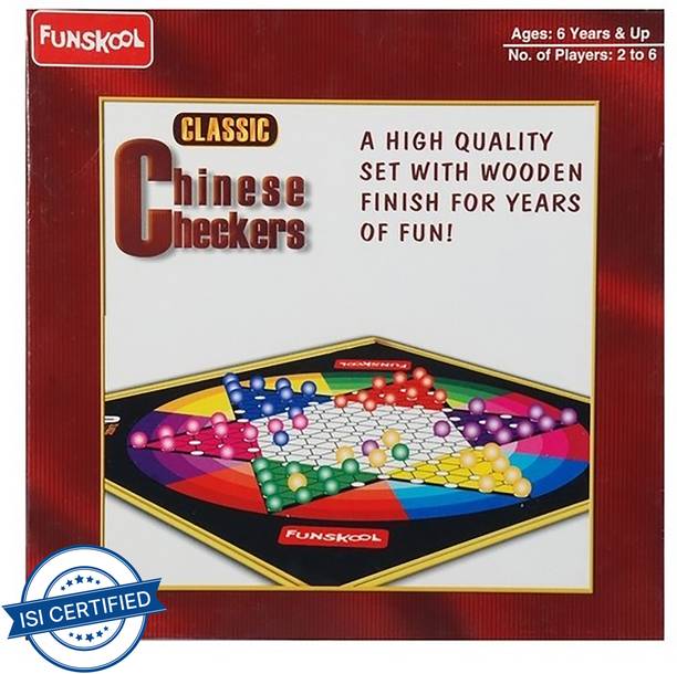 FUNSKOOL Classic Chinese Checkers Party & Fun Board Game