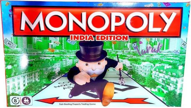 Just craft Monopoly-India Edition board game for Families and Kid Money & Assets Board Game
