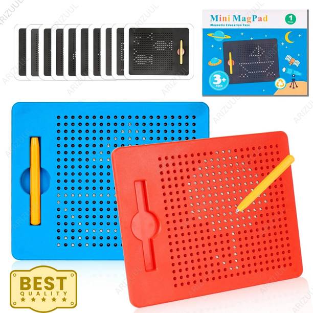 Arizuul Magnetic Doodle Board Mini MagPad for Kids Writing Tablet, Creative Drawing Toy Board Game Accessories