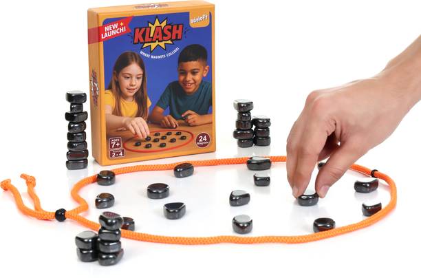 Adeloft KLASH Magnetic Chess Board Game for Kids & Adults – Fun Magnet Game for Travel Educational Board Games