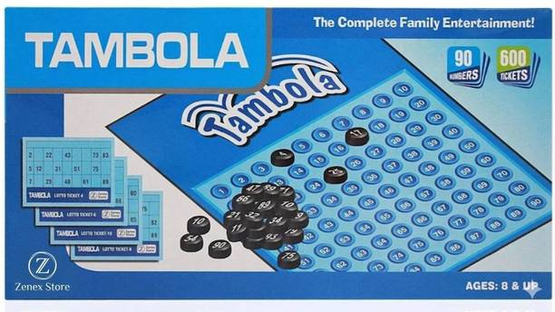 Zenex store Tambola Game Online – Play Housie, Tickets, Rules & Fun Tambola Games Party & Fun Board Game