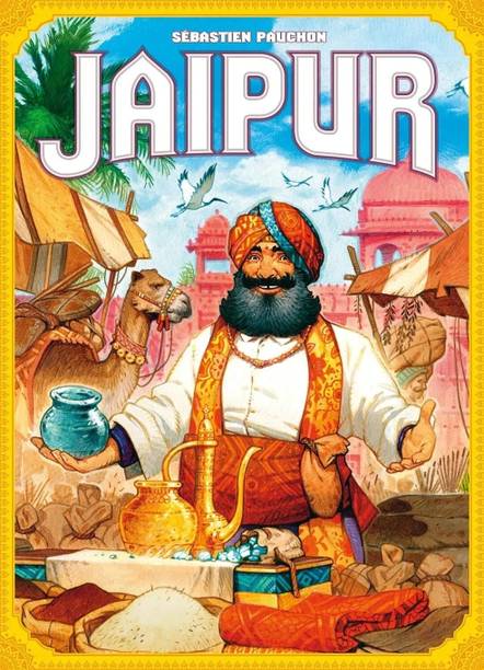 GKNEX Jaipur 2 Player Strategy Board Game Fun and Family Game Board Game Accessories