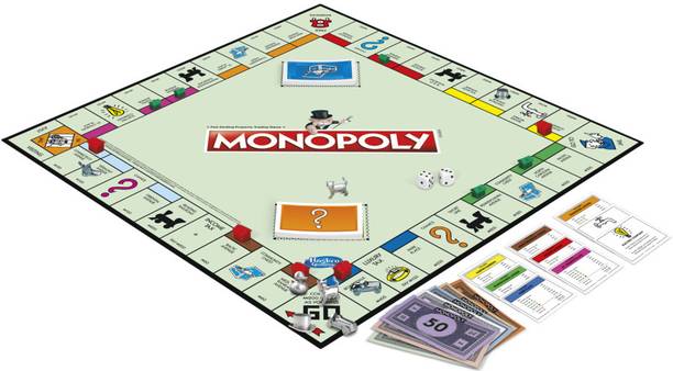 Monopoly Game, Family Board Game for 2 to 6 Players, Board Game for Kids Ages 8 and Up Money & Assets Board Game