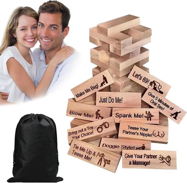 SmartSolve The Naughty Jenga Board Game Accessories