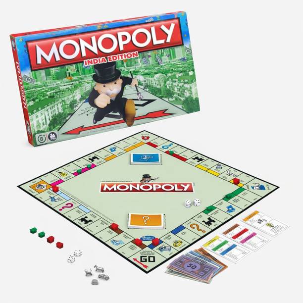 ALL WISH Monopoly India Edition Classic Board Game | Business Game for Kids & Adults Educational Board Games