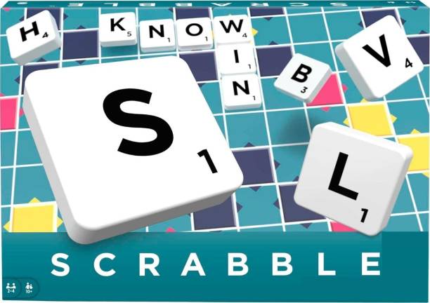 ZRIYOS Scrabble Original Crossword Board Game Educational Board Games Board Game Word Games Board Game