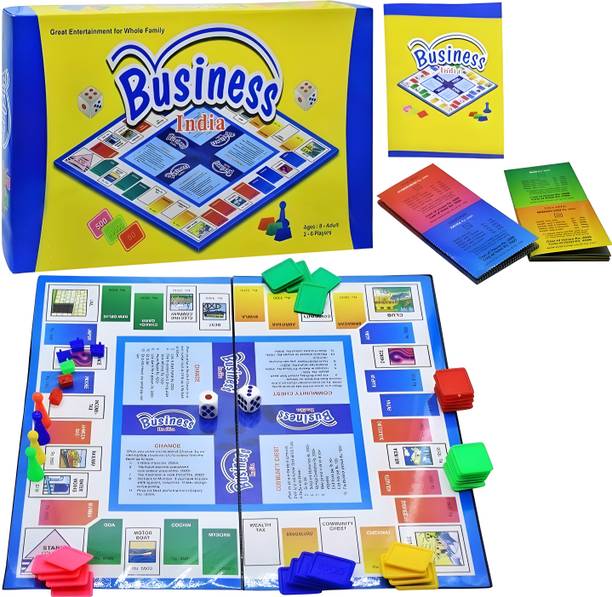Zenex store Business India Board Game 2-6 Players Strategic Money & Assets Games Board Game Accessories