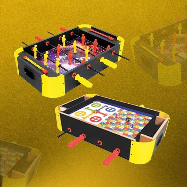 मद ओवर टॉयज़ 3 In 1 Table Top Foosball Small बोर्ड गेम