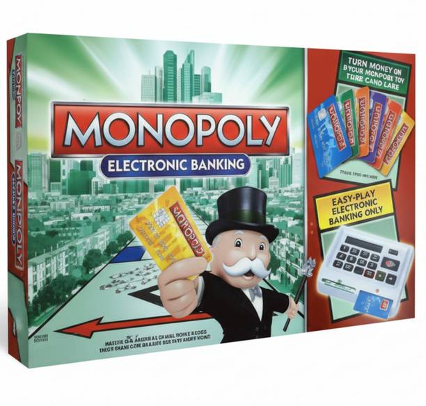 Kids Mandi Monopoly GREEN Board Game for Family Fun, Strategy, Educational Strategy & War Board Game