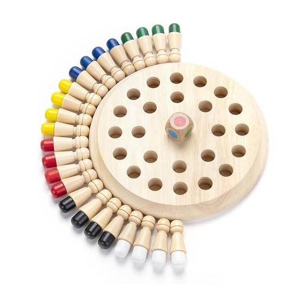 PANTROLA Memory Chess Game Toy for Kids Color Matching Game Educational Toy & Board Game Educational Board Games