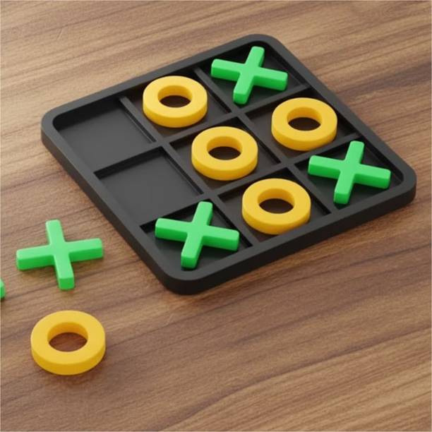 Fizzy Funs 3D Tic Tac Toe Classic XOXO Puzzle Board Game for Kids & Adults Board Game Accessories