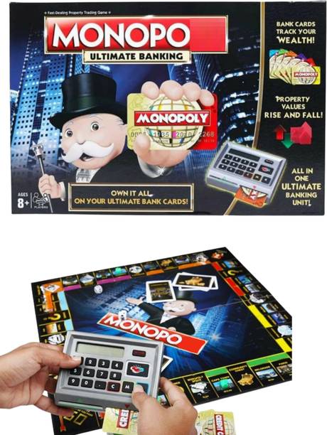 Zuuluzrs Monopoly Cashless Money & Property Trading Board Game Board Game Accessories