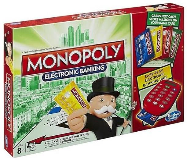 Toyrama Digital Ultimate Banking Edition Game,Electronic Monopoly Board Game Board Game Accessories