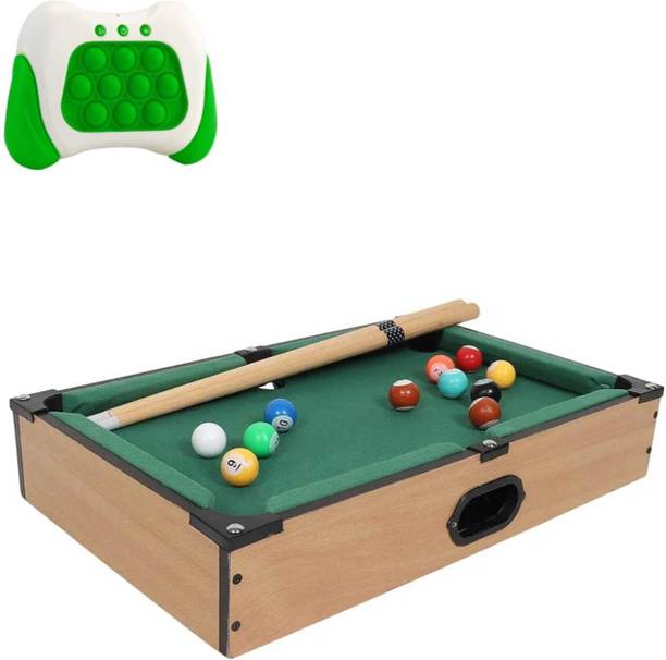 Premio Coppex Snooker Table – Billiard Game Kids Board Game + [Free Popit Game] Strategy & War Board Game