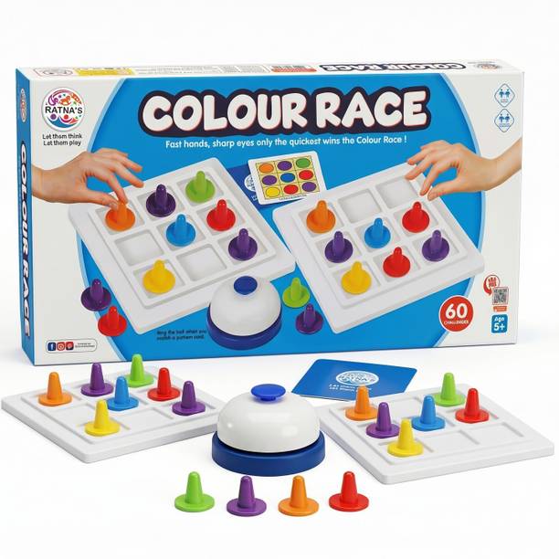 Ratnas Colour Race A perfect Mind challenge game Strategy & War Games Board Game (1936) Party & Fun Board Game