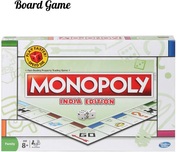 Arizuul Monoopolyy India Board Game Edition Game Board Game & Puzzles Party & Fun Board Game
