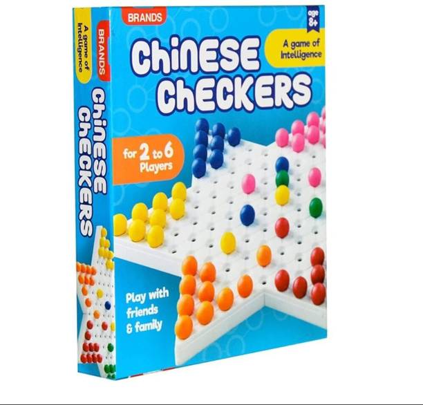 Qnik New Chinese Checker Board Game for Kids and Adults Party & Fun Board Game