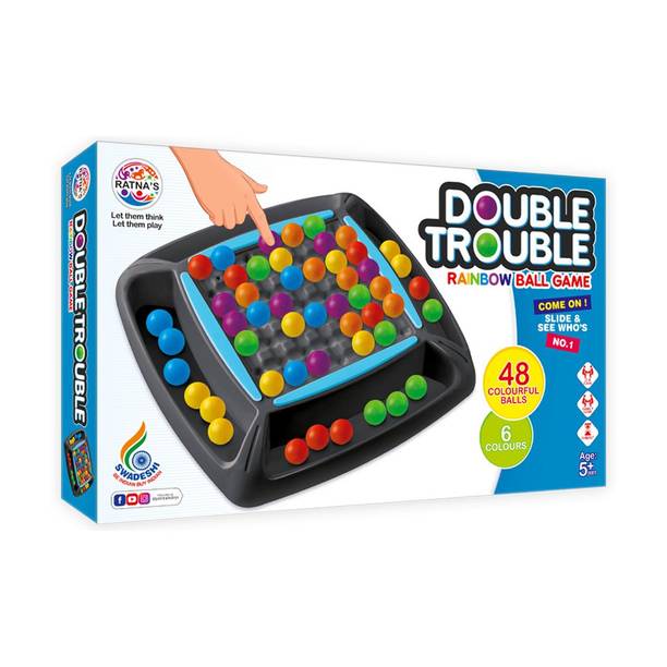 Ratnas Double Trouble A Candycrush rainbow ball game for all ages Party & Fun Board Game