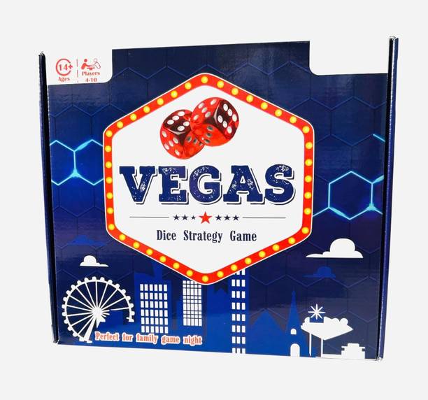 TMA ENTERPRISE Vegas Dice Strategy Game Bidding & Strategy Board Game Strategy & War Board Game