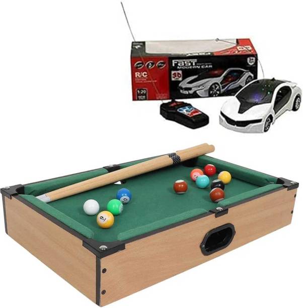 Premio Coppex Snooker Table – Billiard Pool Game + [Free Kids Toy Car] Strategy & War Board Game