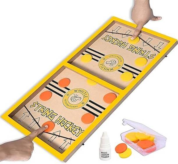 Ayunix Large Size Fastest Finger First String Hockey Indoor Board Games & Toys for Kids Air Hockey Board Game