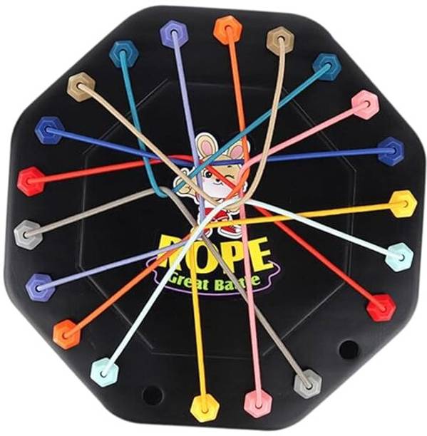TOY HEAVEN Rope Tangle Puzzle Game – Brain Teaser Strategy Toy for Kids & Family