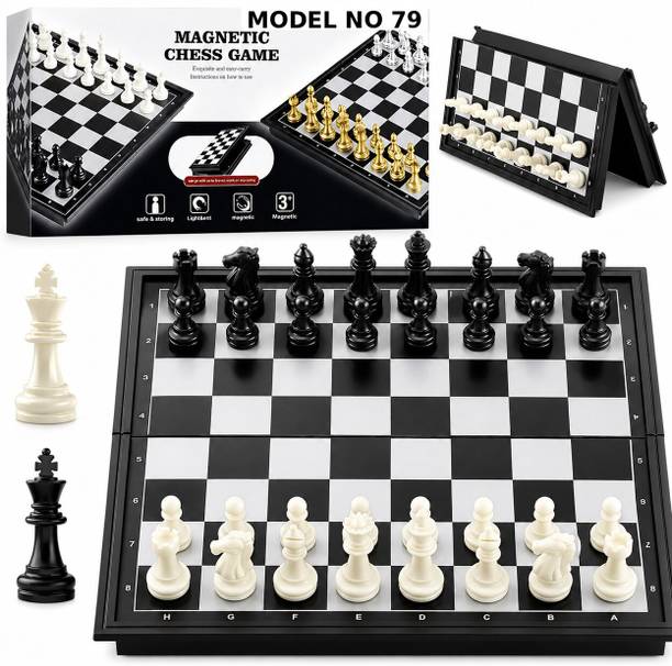 KAVANA Magnetic Educational Chess Board Folding Chess Board Toys for Kids Adult B9 Educational Board Games