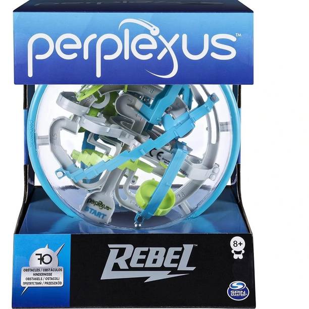 FUNSKOOL Perplexus Rebel, 3D Maze Game With 70 Obstacles For Ages 8+ Strategy & War Board Game