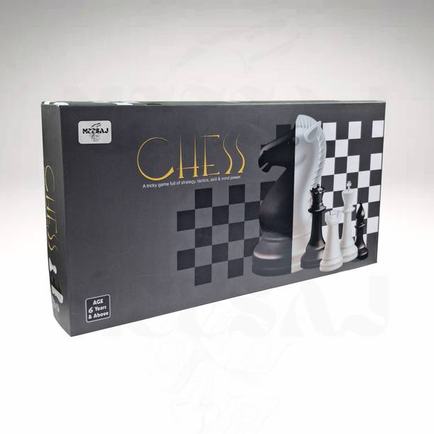 Meesaj Premium Chess & Checkers Set Game – Smart Indoor Play for Family & Friends Strategy & War Board Game