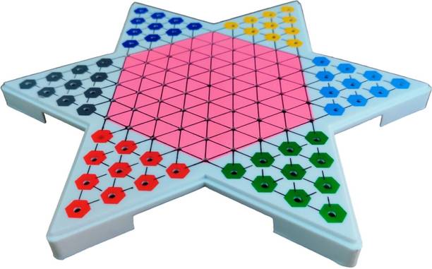 Gift Collection Premium Quality Chinese Checker Board Game | Indoor Games For Kids & Adults Strategy & War Board Game