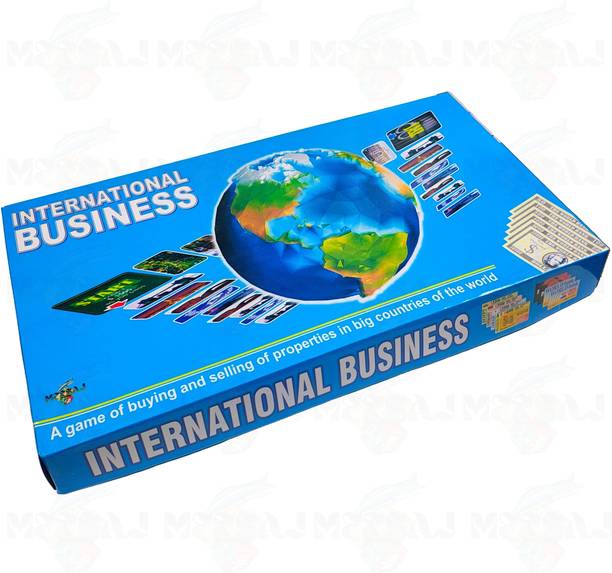 Meesaj International Business Board Game – Global Trade Strategy Learning Game Money & Assets Board Game