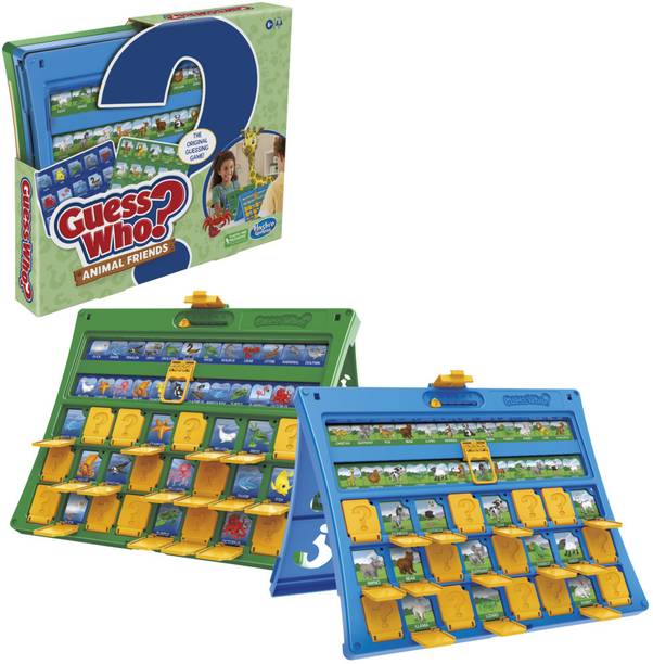 HASBRO GAMING Guess Who? Animal Friends Board Game for Kids Ages 6 and Up Party & Fun Board Game