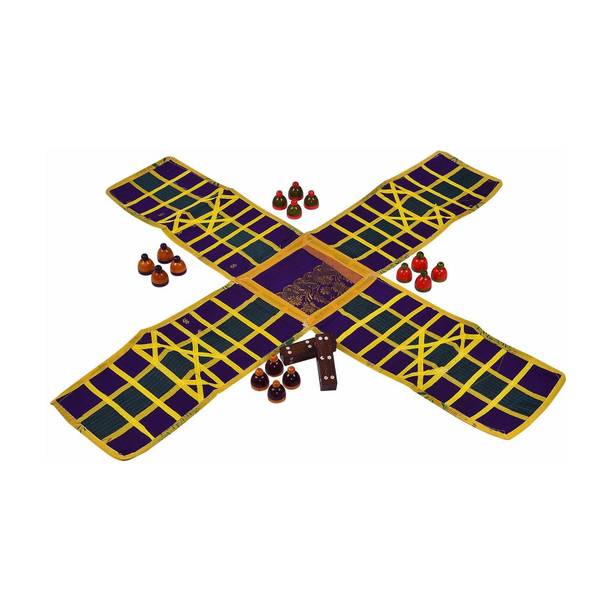 Smartcraft Ludo / Indian Ludo / chausar / Indian Board Game- Multicolor Educational Board Games