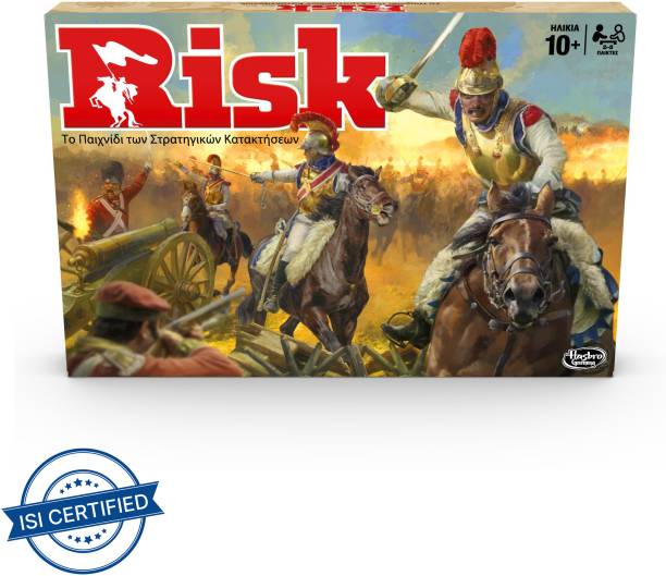 HASBRO GAMING Risk Game - A Game of strategic Conquest,Game 2 - 5 Players Strategy & War Games Board Game