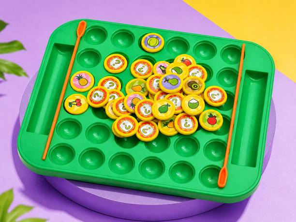 UrbanPlast Kids Memory Challenge Board Game Flip & Match Educational Activity Toy Educational Board Games