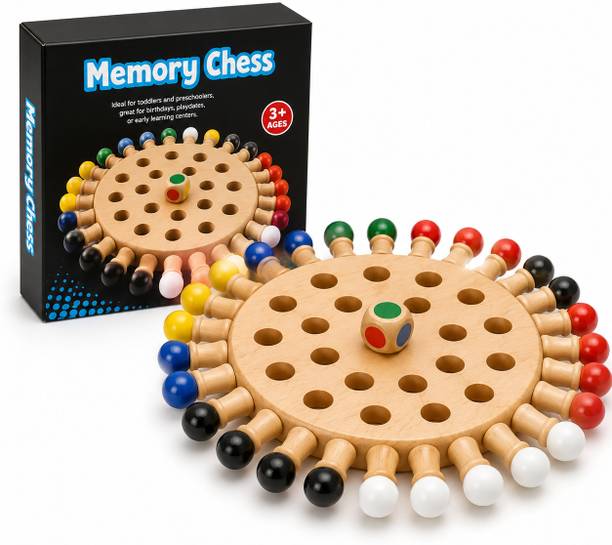 Homentra Memory Chess Educational Color Matching Game for Kids Boys & Girls Educational Board Games
