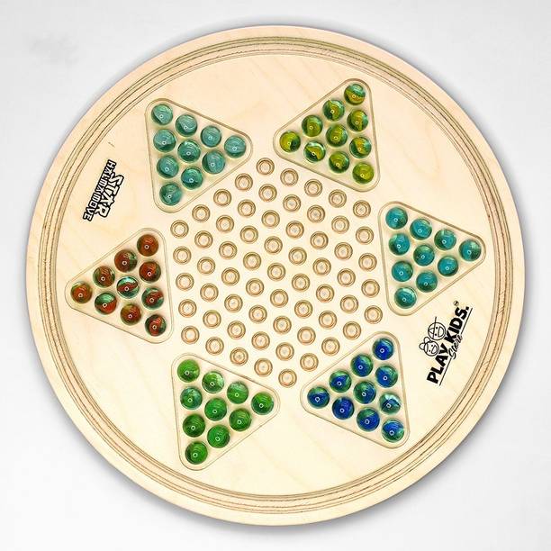 PLAYKIDS.STORE STAR HALMA MOVE | Chinese Checker Board Games Party & Fun Board Game