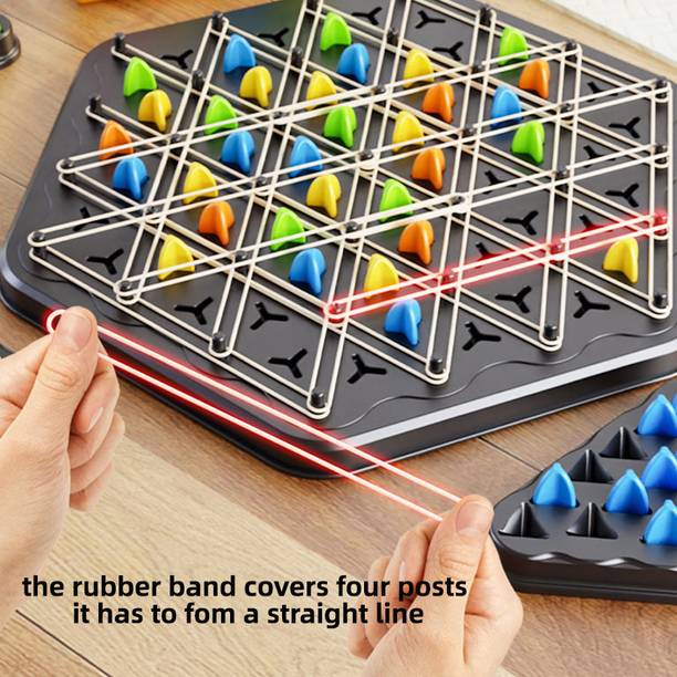 Dorytoys Chain Triangle ChessSet,Triangular Chess Set for Children and Adults--14 Strategy & War Board Game