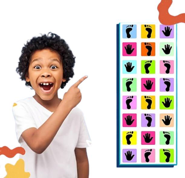 Gleewoll Hopscotch Jumbo Play Mat, Game for Kids, Indoor-Outdoor, Play Game Mat Party & Fun Board Game