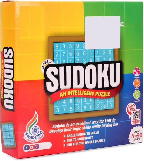 zokato Sudoku Game For Kids (multicolour) Board Game Accessories