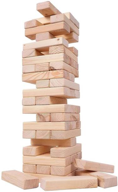 arovemic PREMIUM Gaming Classic Jenga, Hardwood Blocks, Stacking Tower Game For Kids